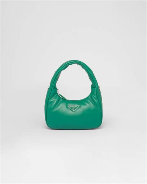 prada soft|Prada soft padded mini bag.